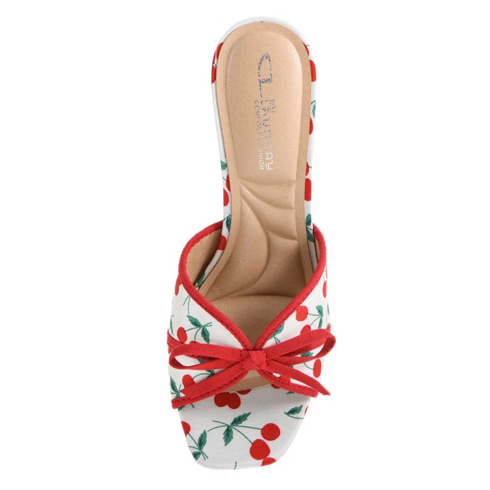 Chinese Laundry Cherry Print Heels - Picture 3 of 7